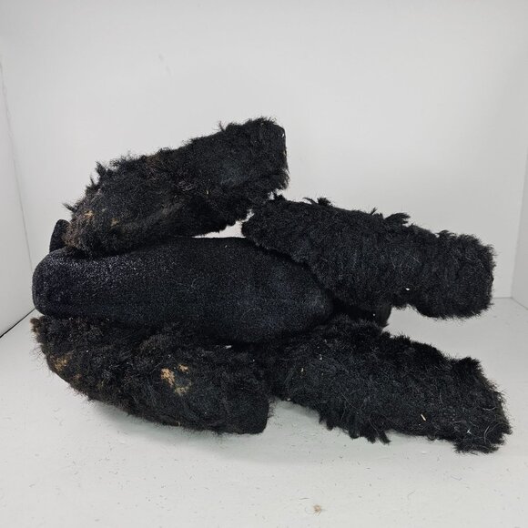 Vintage Articulated Snobby Black Poodle 14" Tall AS IS READ Steiff Hermann - Picture 10 of 12